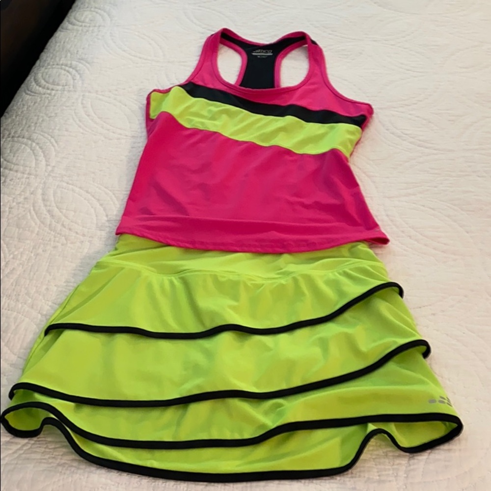 Tennis skort/tank outfit